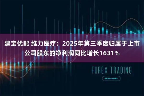 建宝优配 维力医疗：2025年第三季度归属于上市公司股东的净利润同比增长1631%